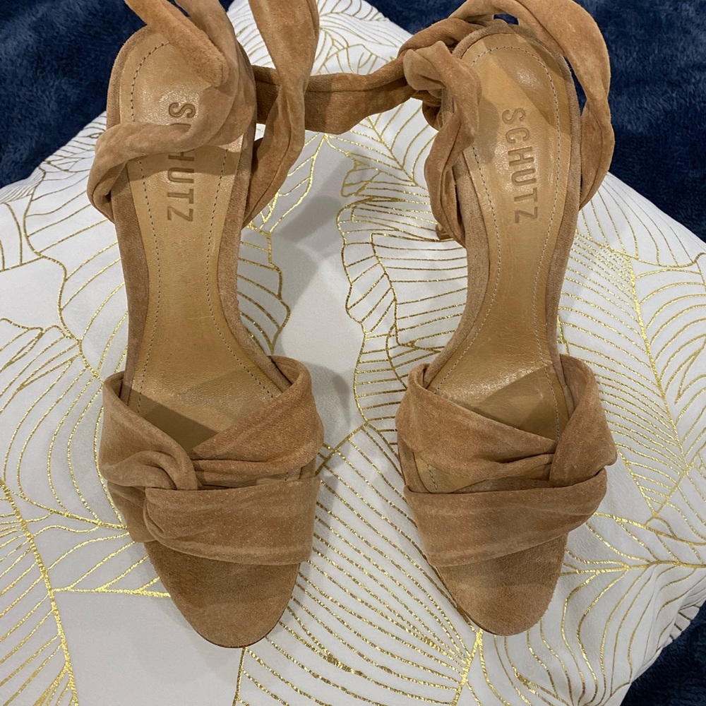 ⬇️PRICE⬇️ Schutz- Monia Desert (Tan) - 7.5 B - Leather - Picture 6 of 12